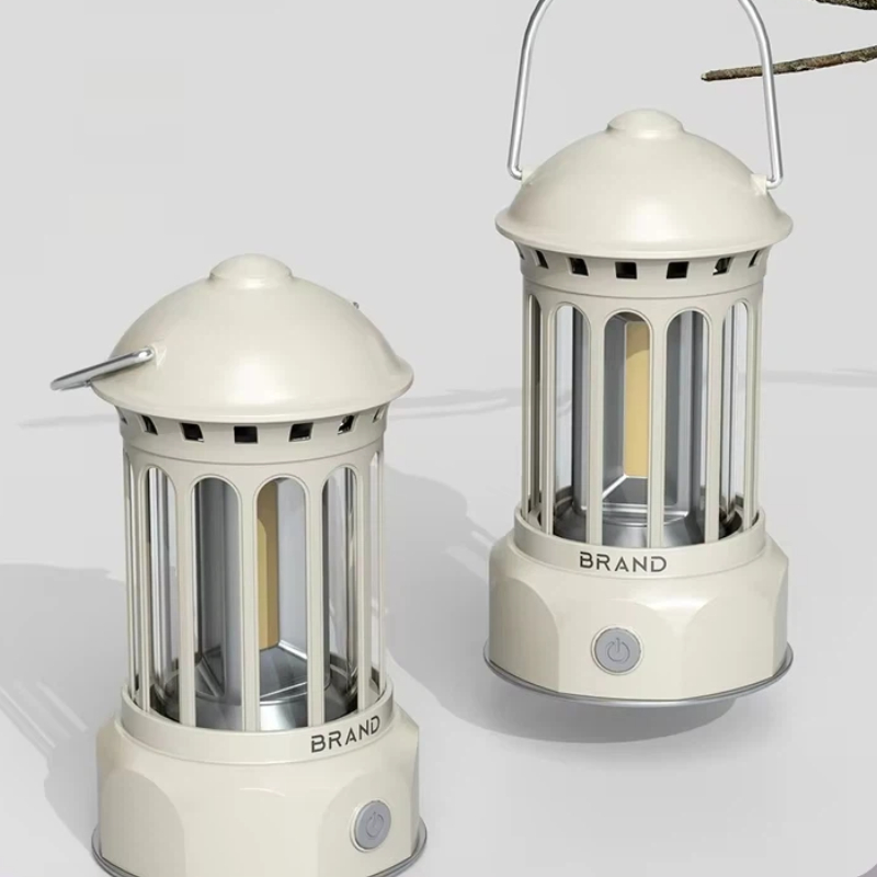 Camping Lantern - 汎用レトロ屋外キャンプランタンポータブル Cob テントライト無段階調光タイプ C 高速充電長期耐久性キャンパーへのギフトに最適