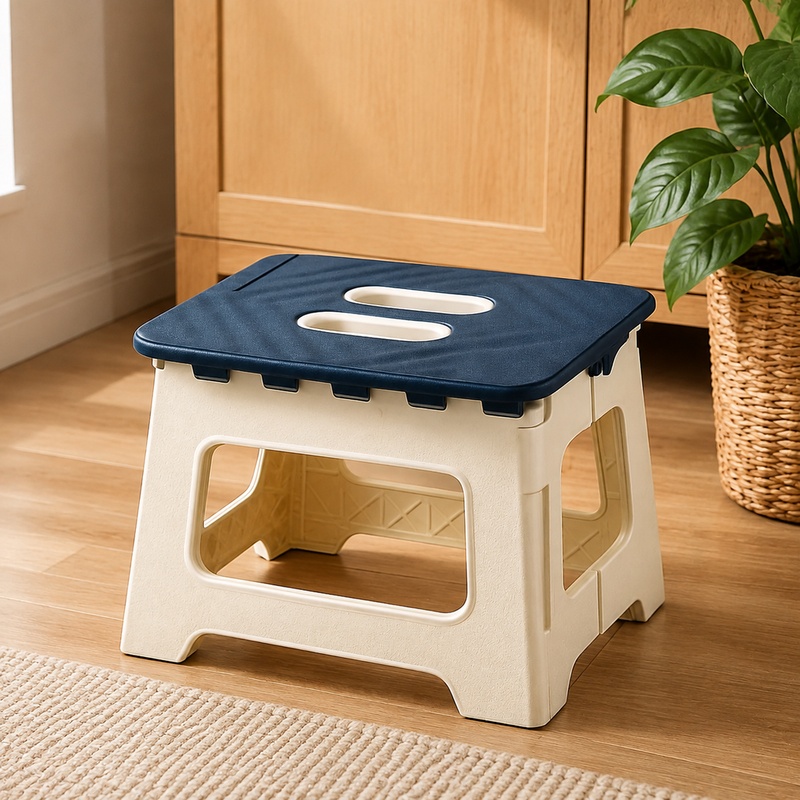 Outdoor Camping Activities - 持ち運び可能な折りたたみ式キャンプスツール、ハンドル付き、軽量で滑り止めシート、ハイキング、釣り、アウトドアアクティビティに最適