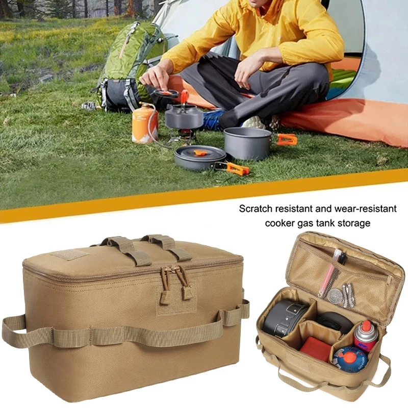 キャンプガスタンク収納袋屋外大容量グランドネイルツールバッグ - Outdoor Camping Activities のレビューと価格