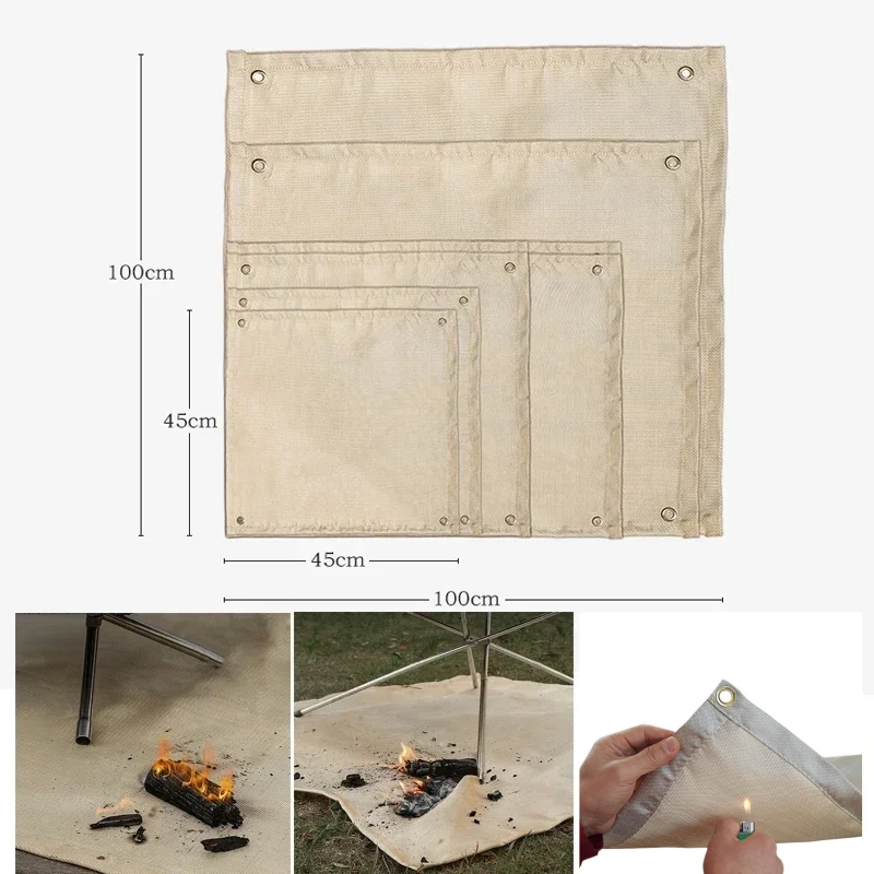 キャンプ用耐火マット 耐熱ブランケット アウトドアファイヤー - Outdoor Camping Bbq のレビューと価格
