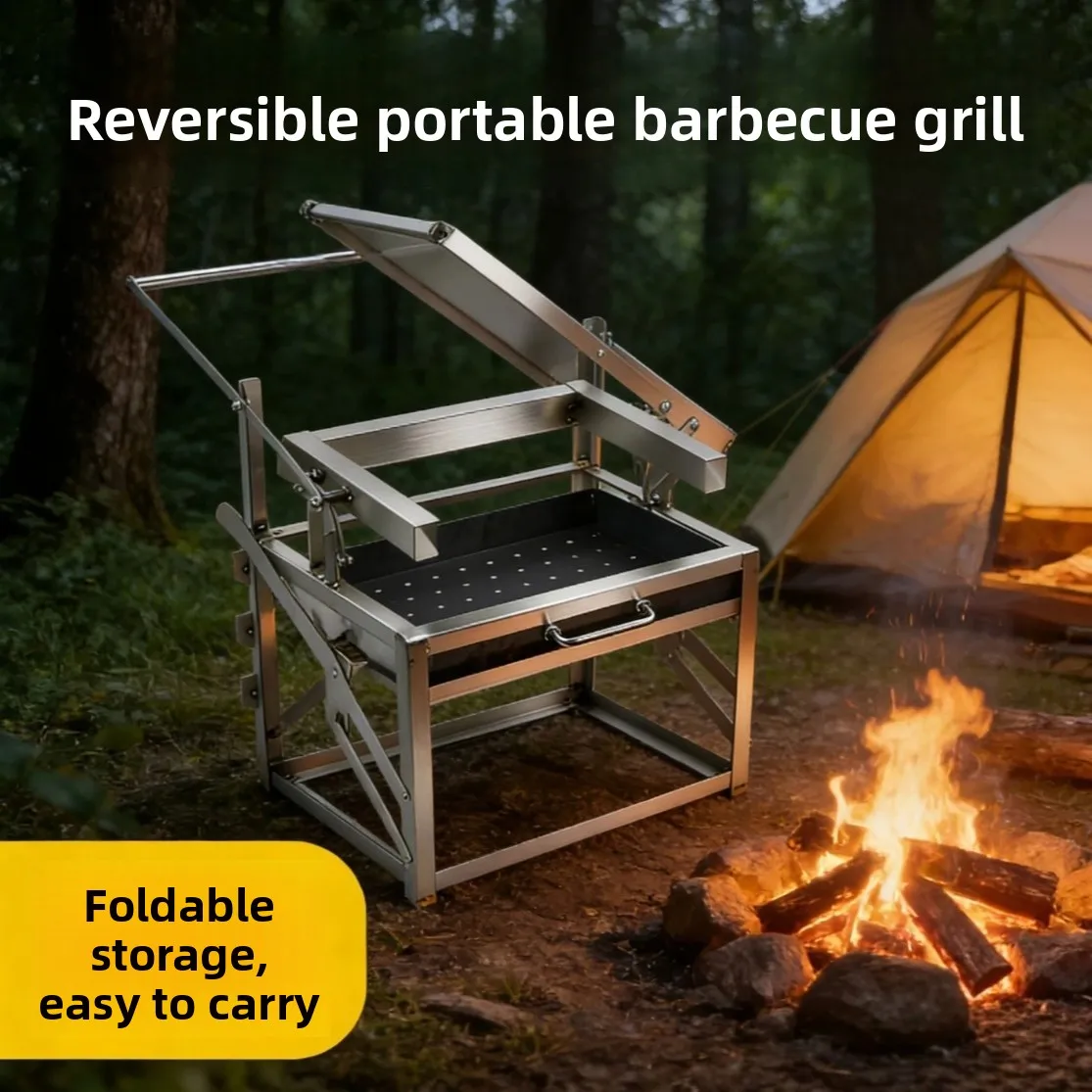 耐久性のある自動回転BBQグリル、高さのある厚みのある恒温オ - Outdoor Camping Bbq のレビューと価格