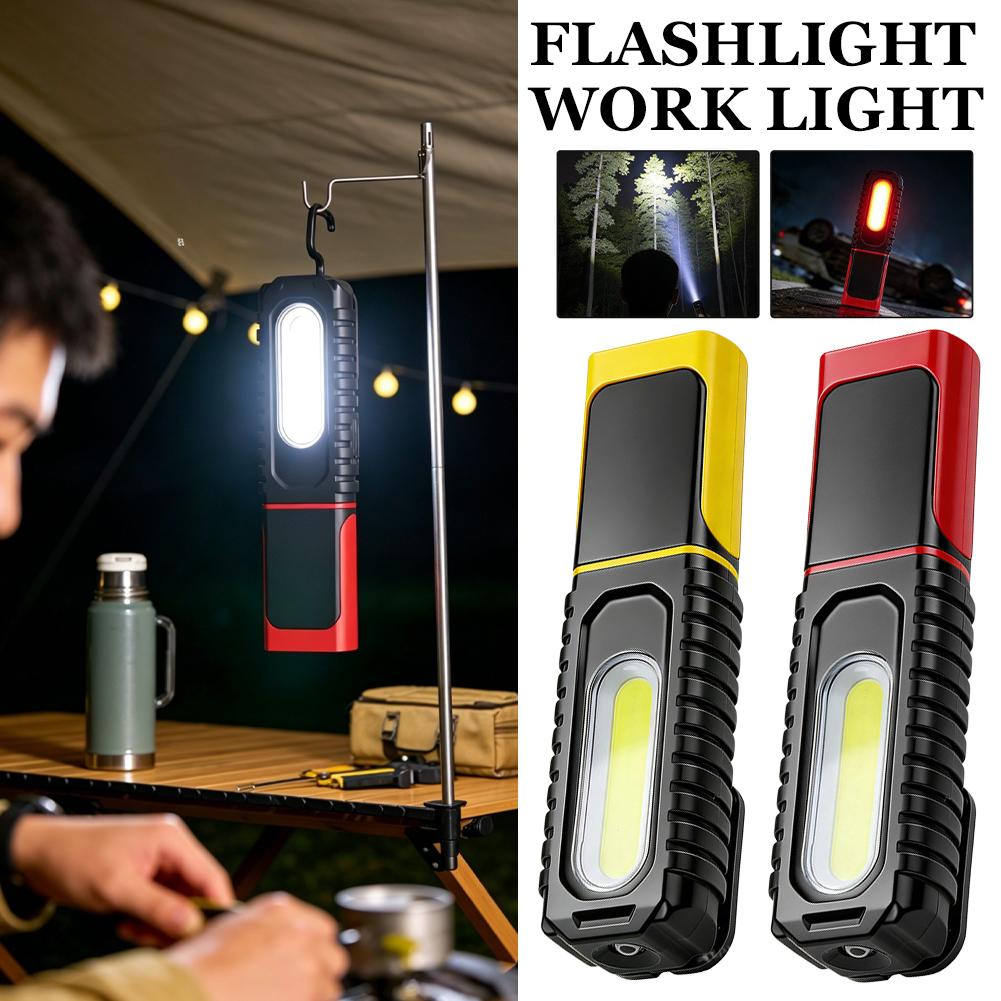 D93 COB LED作業灯 磁気懐中電灯 360度回転 ° - Camping Lantern のレビューと価格