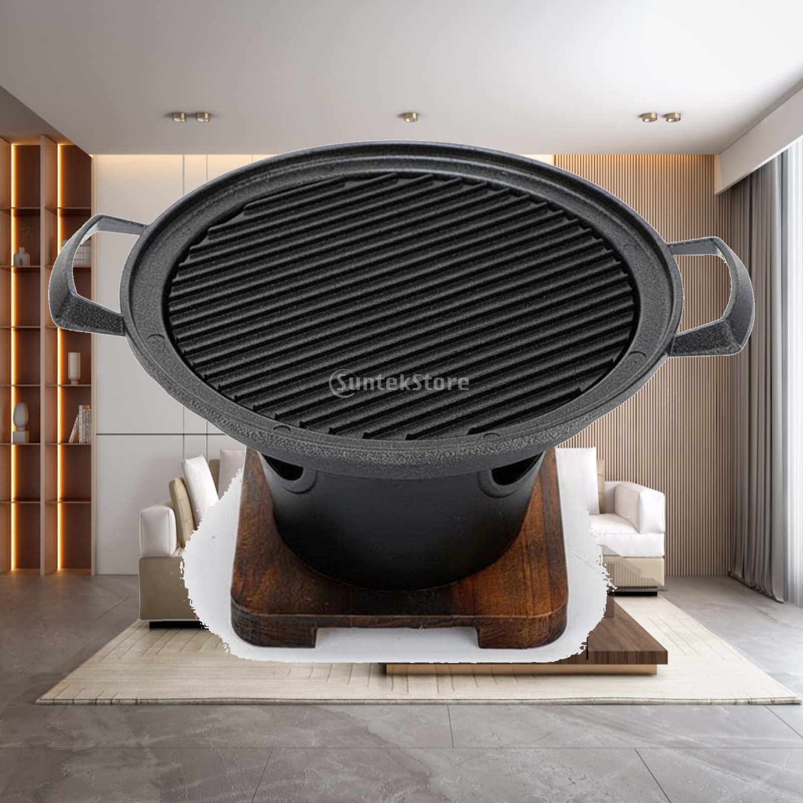 アウトドアグリル ミニ卓上BBQ 電気ノンスティックパン 韓 - Outdoor Camping Bbq のレビューと価格