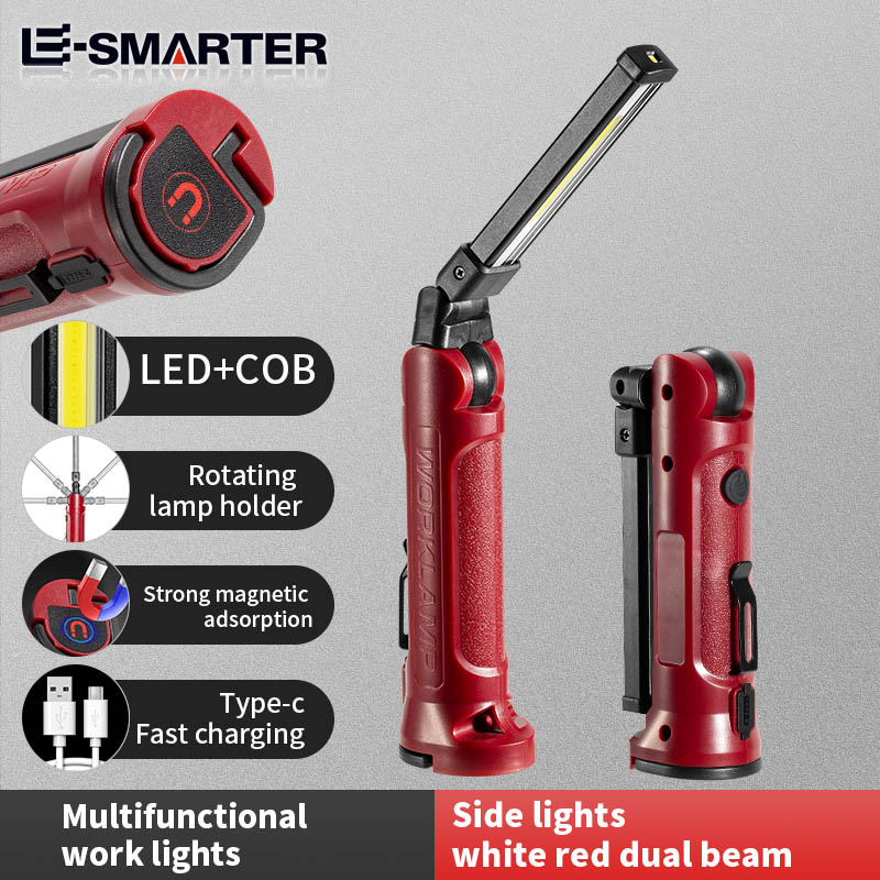 COB LED ワークライト充電式折りたたみ懐中電灯屋外キャ - Camping Lantern のレビューと価格