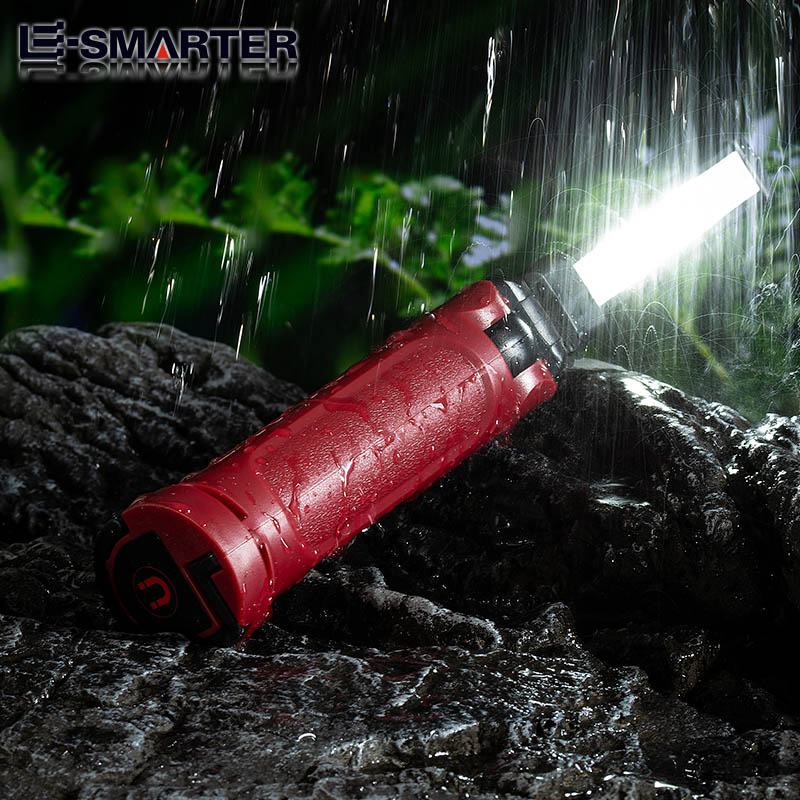 COB LED ワークライト充電式折りたたみ懐中電灯屋外キャ - Camping Lantern のレビューと価格