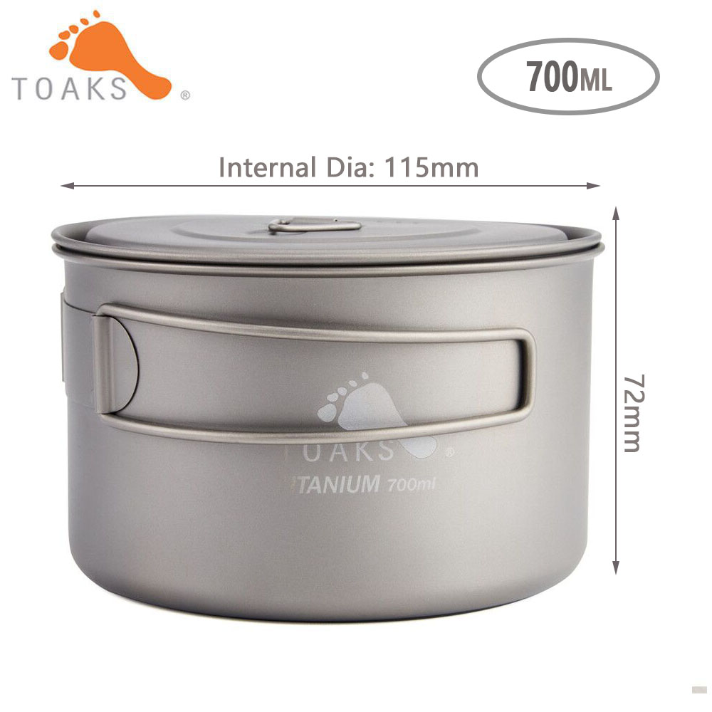 Toaksピュアチタン調理器具、屋外ポット、カップ、ボウル、 - Outdoor Camping Dining Set のレビューと価格