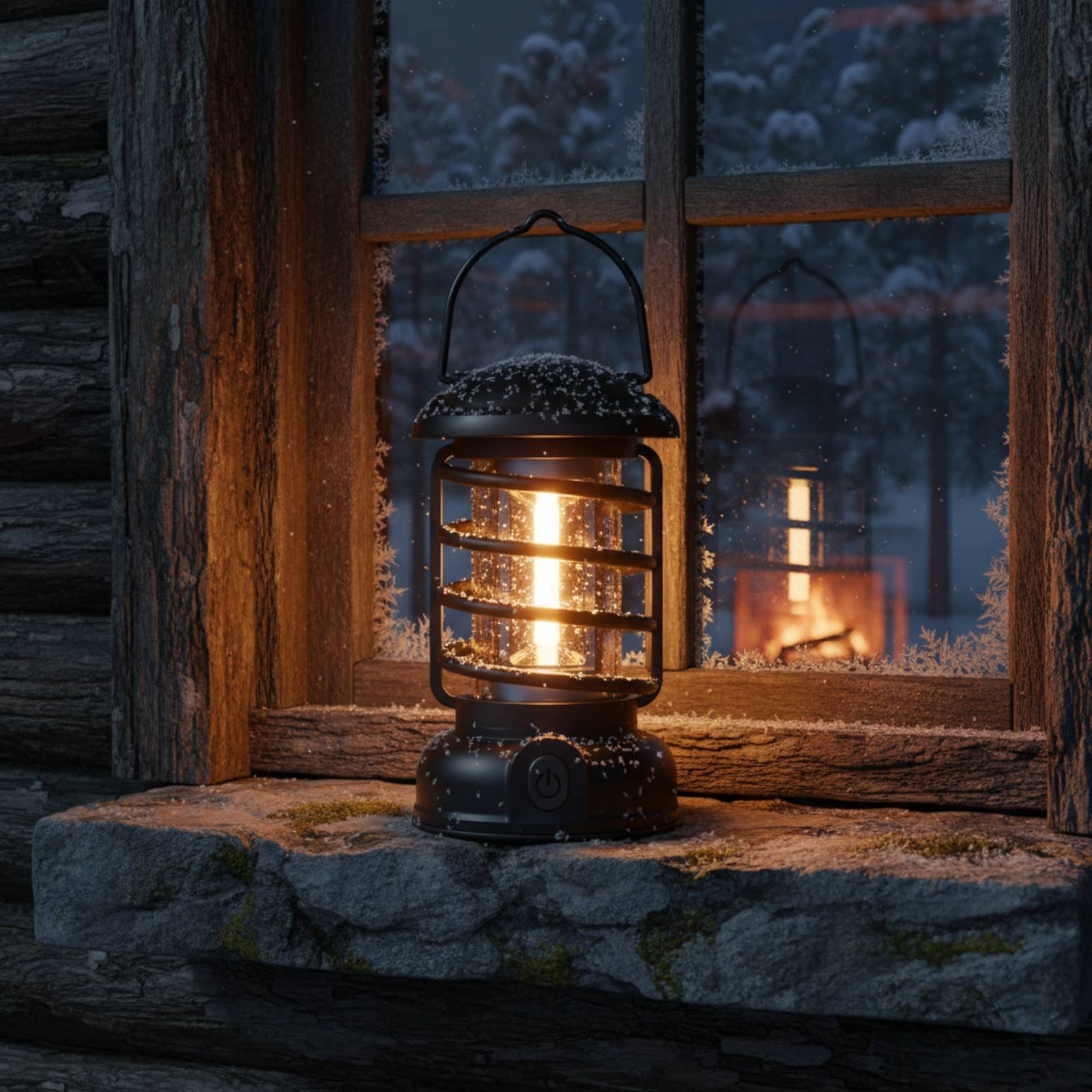 レトロキャンプランタン双方向電源ヴィンテージデザイン発光コン - Camping Lantern のレビューと価格