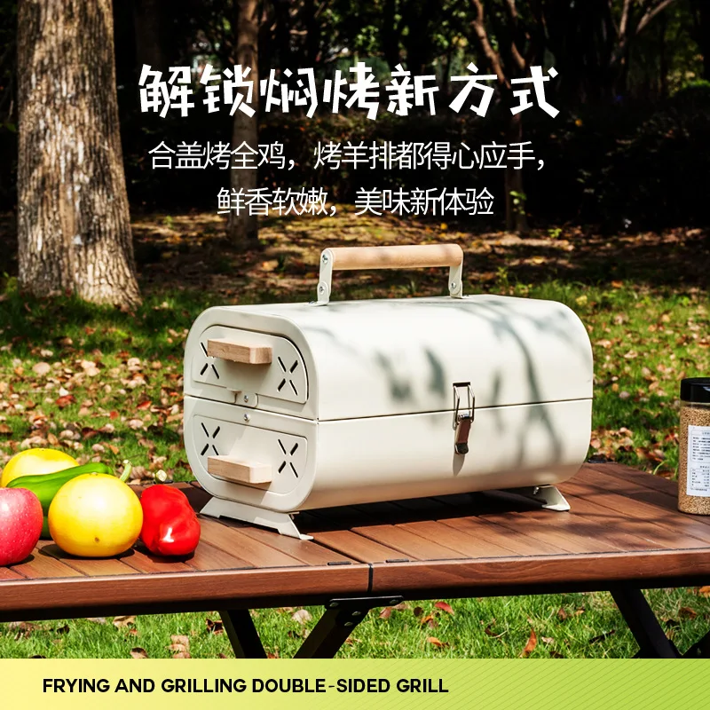 バーベキューオーブン家庭用グリルポータブル屋外キャンプ禁煙グ - Outdoor Camping Activities のレビューと価格