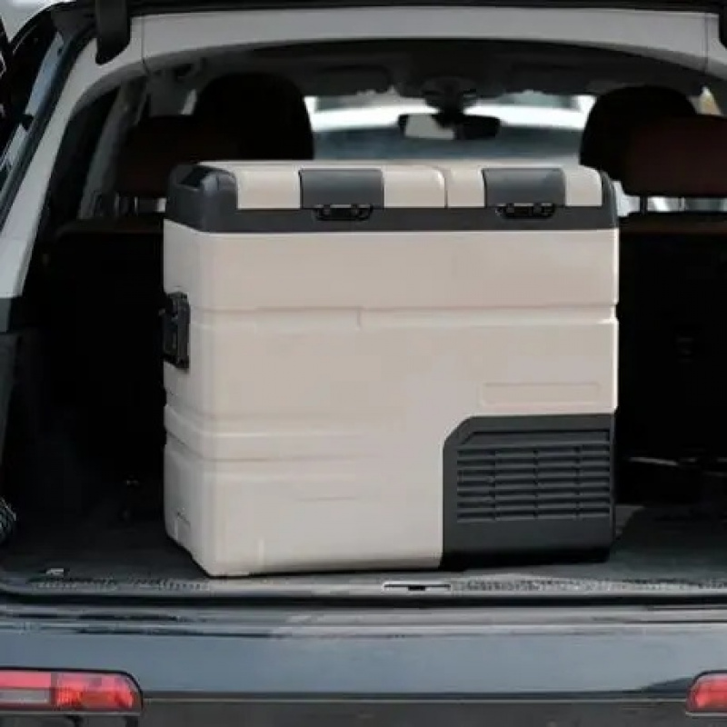 頑丈な35Lデュアルゾーンポータブル車載冷蔵庫冷凍庫コンプレ - Outdoor Camping Zone のレビューと価格