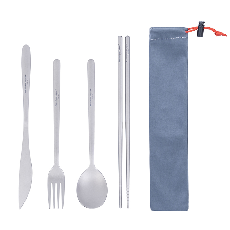 無限の航海-チタンディナーセット、キャンプ用食器、ユーティリ - Outdoor Camping Dining Set のレビューと価格