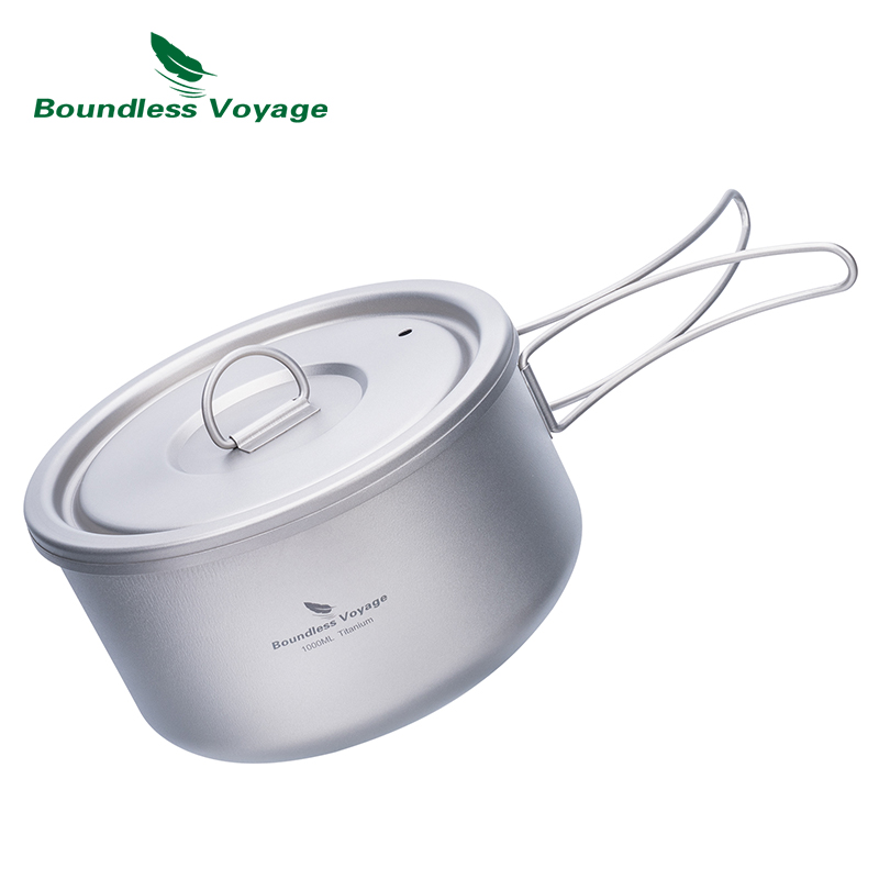 ふた付きのキャンプ用チタンポット,超軽量,屋外料理,単層,弁 - Outdoor Camping Activities のレビューと価格