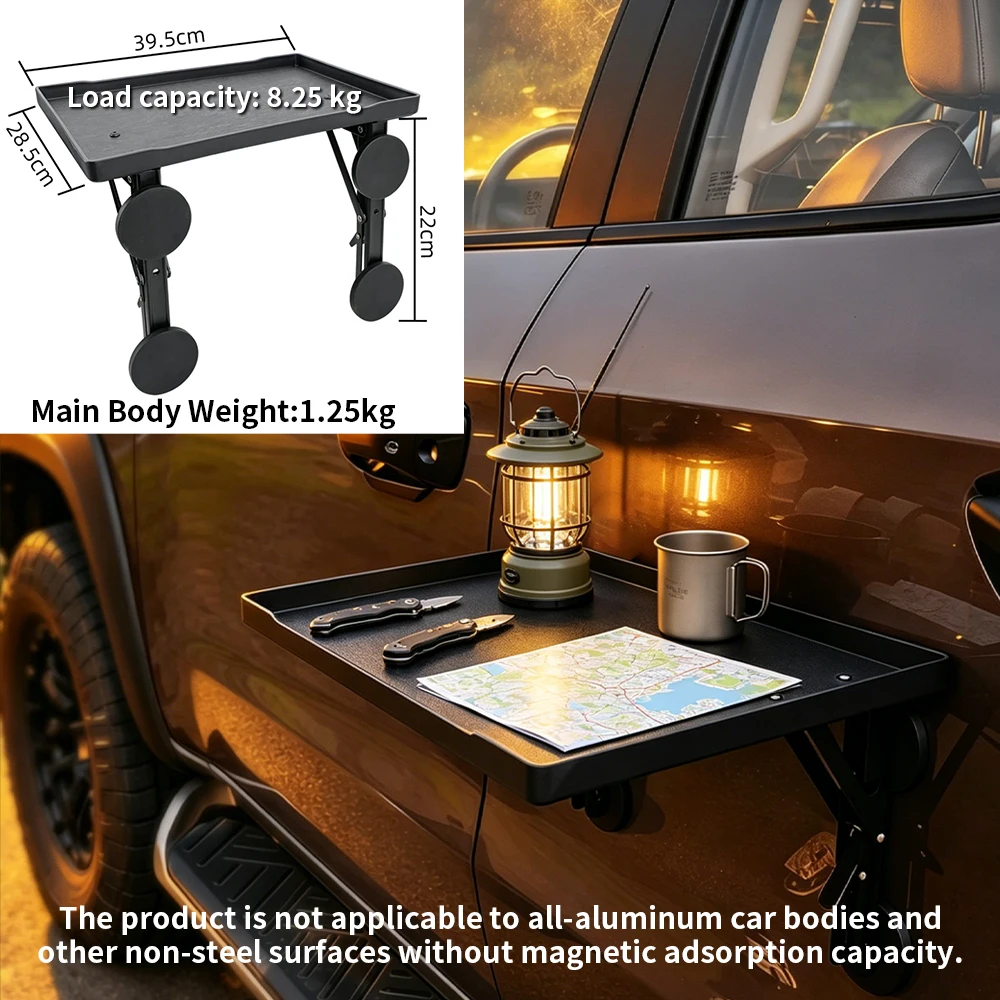 ポータブルカーサイドドアハンギングトレイ折りたたみ式オートテ - Outdoor Camping Activities のレビューと価格