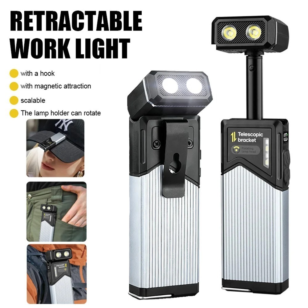 ポータブル180 °   回転式拡張可能なLED懐中電灯、防 - Camping Lantern のレビューと価格