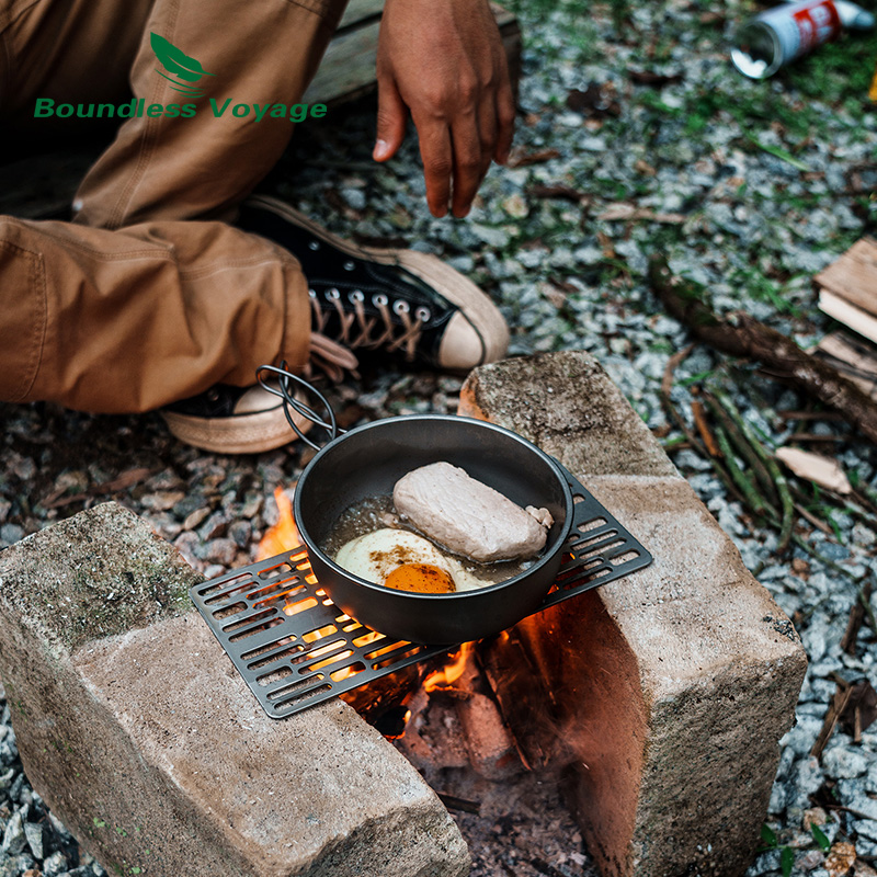 チタン製チャコールバーベキュープレート,頑丈,台所用品,バー - Outdoor Camping Dining Set のレビューと価格