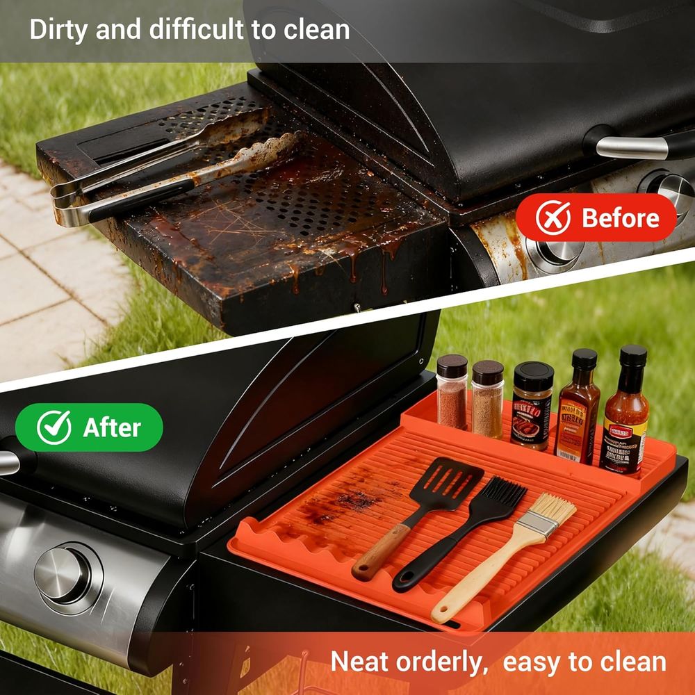 耐熱シリコングリルマット - 16x11.5インチ 滑り止め - Outdoor Camping Bbq のレビューと価格